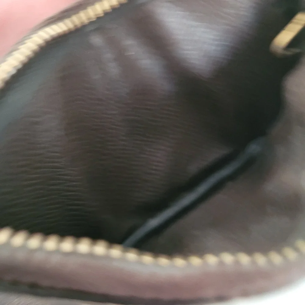 Louis Vuitton Damier Ebene Cles Key Pouch Brown Canvas Coin Purse Wallet